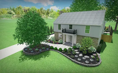 3D rendering example